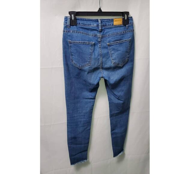 Iris Jeans Los Angeles 1P8881 Distressed Look Blue Jeans Size 5 ~ Grunge Street - Picture 3 of 13